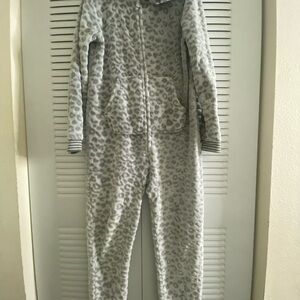 Cat & Jack Soft Gray Hooded Onesie